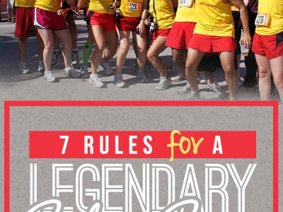 7 Rules for a Legendary Relay Race - what you need to know about your team and planning