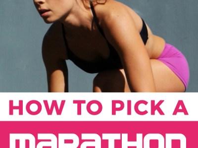 how to pick a marathon training program