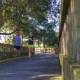 Running on the trails near Flagler Beach