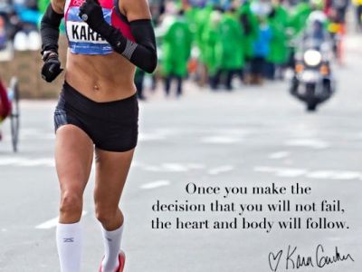 Quotes from elite athletes like Kara Goucher to movitate you through marathon training - click for more