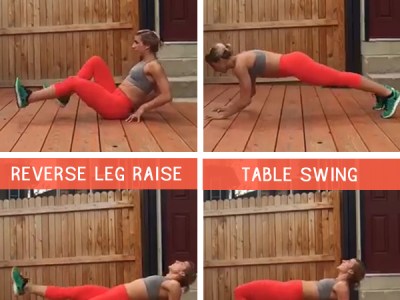 Hard Core SUmmer Ab Workout - click for the full details and a 30 day ab challenge!