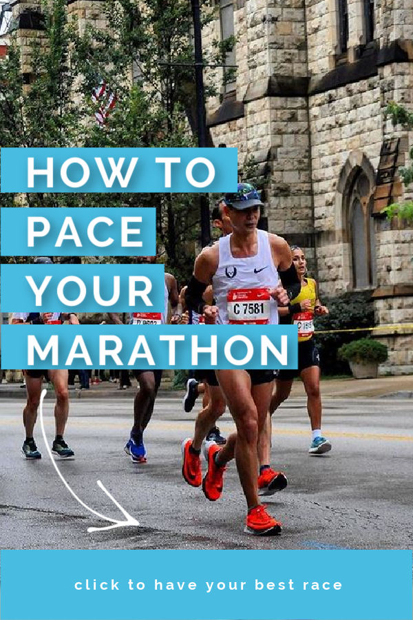 Marathon pacing top tips & pacing chart
