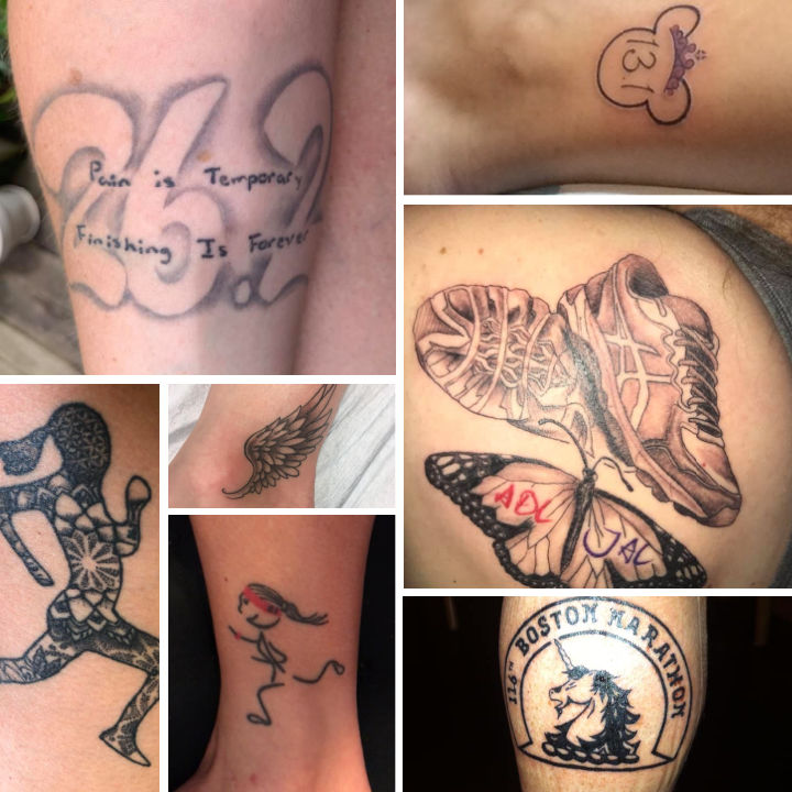 For some marathoners, tattoos are the best way to remember a race