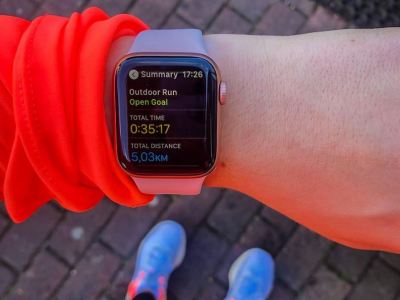 running with apple watch