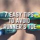 Avoid black toenails