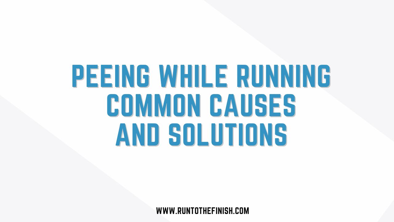 peeing while running