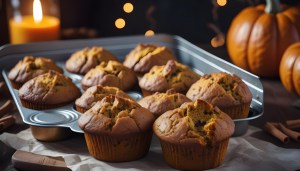high protein pumpkin muffins