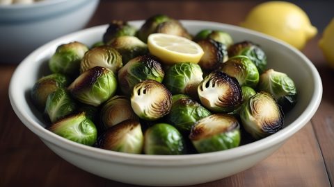 one sheet brussels sprouts