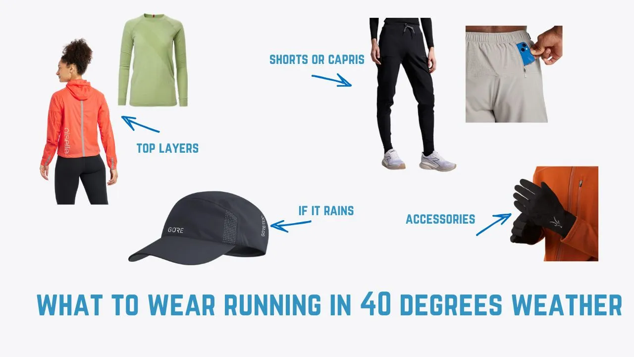 what to wear running 40 degrees