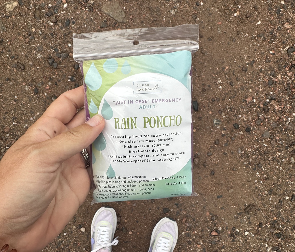 disposable poncho