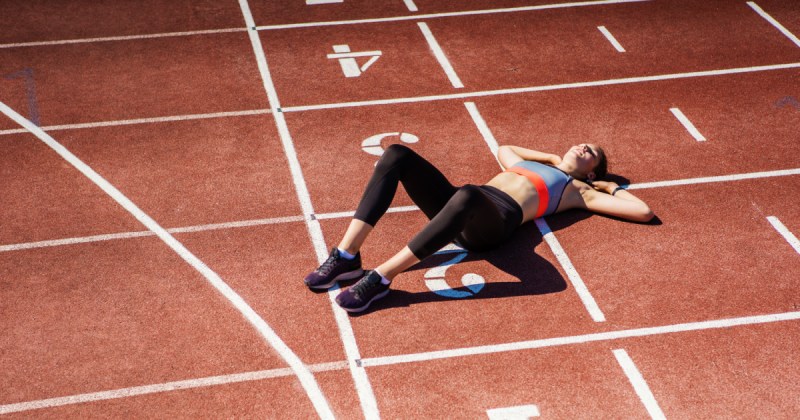 recovering after a marathon