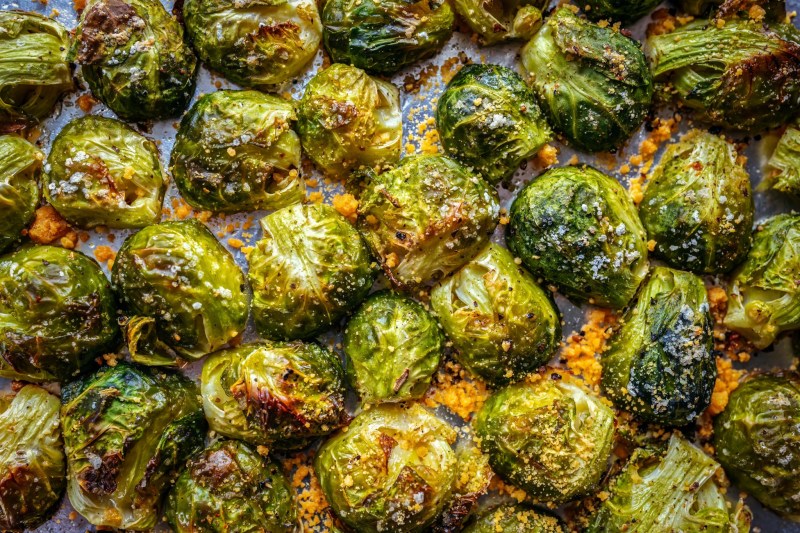 roasted yummy brussel's sprouts