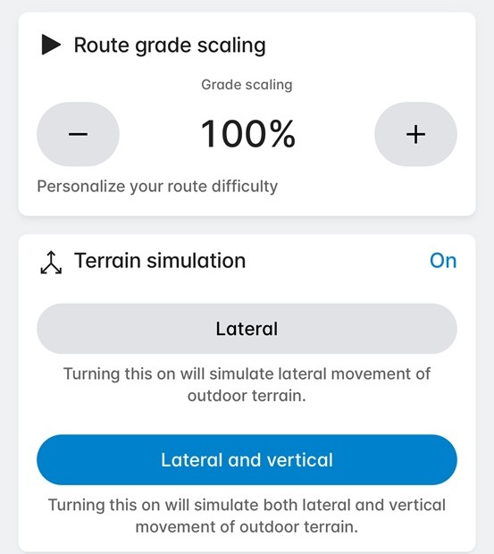 kickr terrain feature