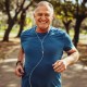 happy man running