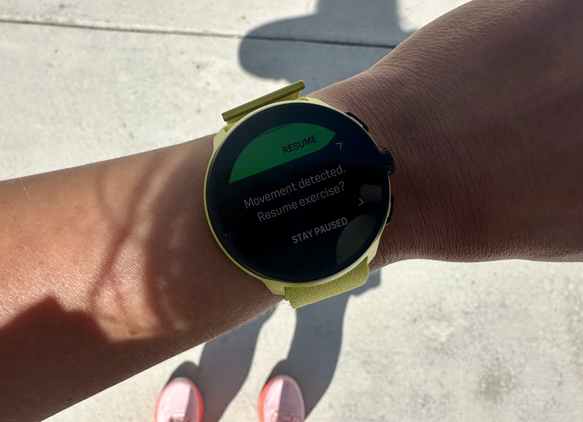suunto run resume