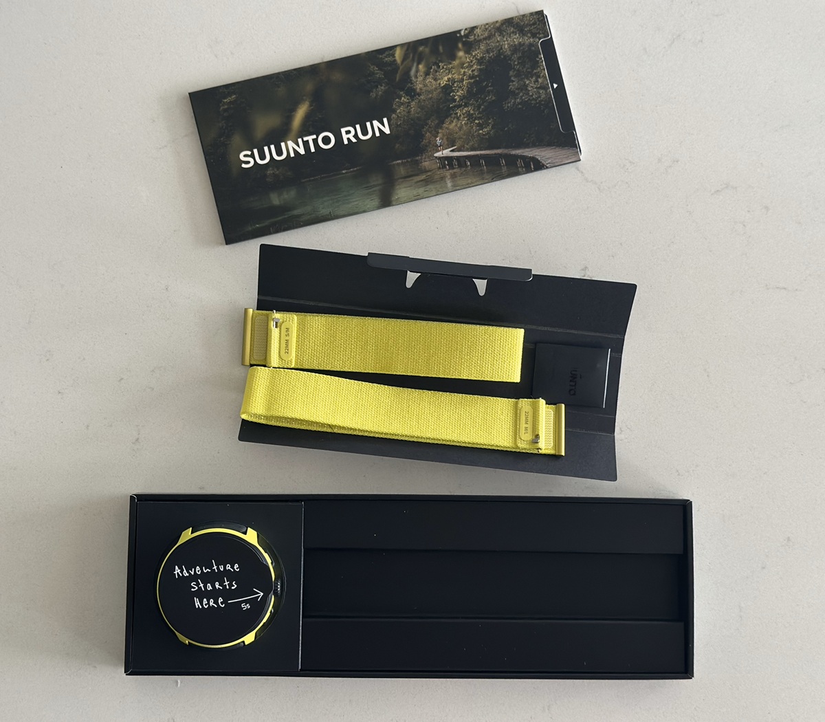 suunto run watch packaging