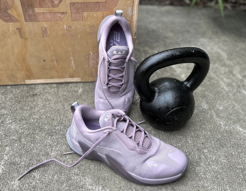RAD V2 Gray and Purple Athletic Shoes R.A.D® ONE V2 CINDER PURPLE main image 2