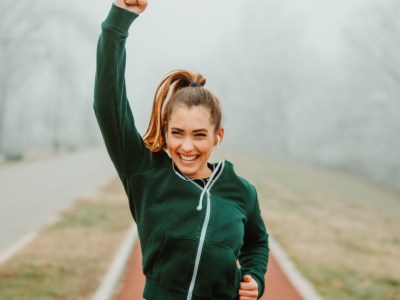 runner making a personal best time