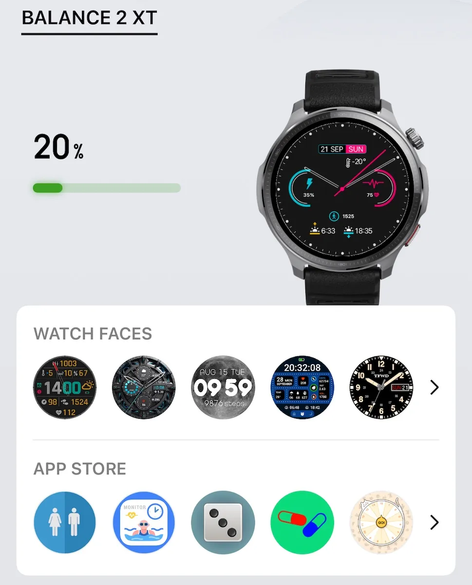 AmazFit app
