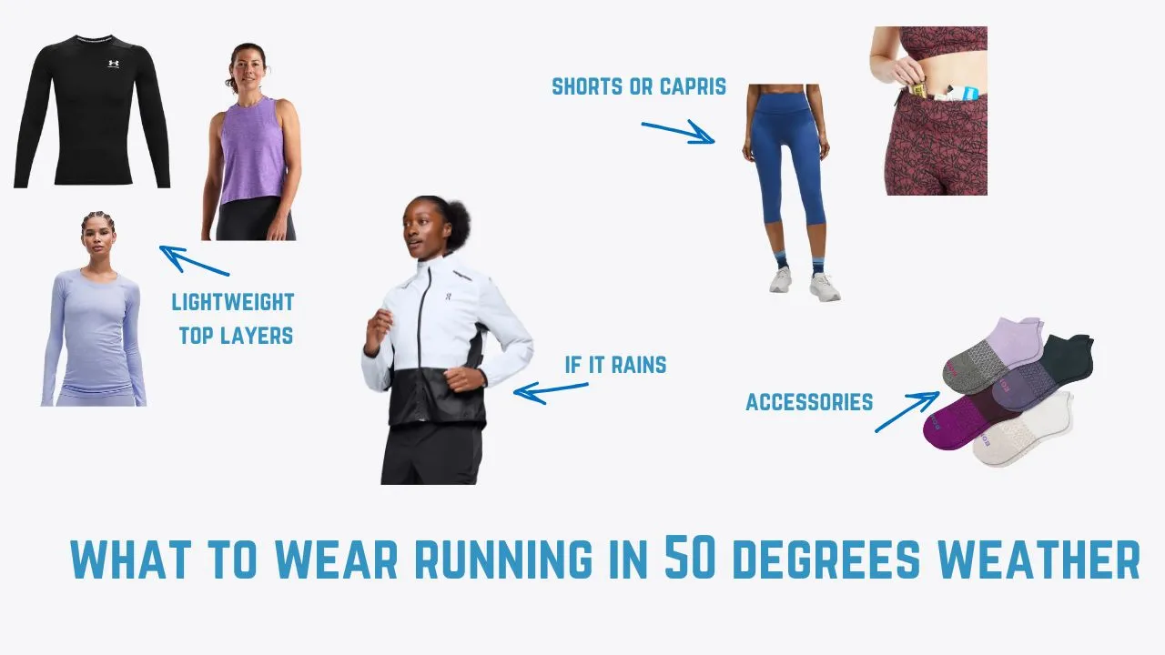 what to wear running 50 degrees