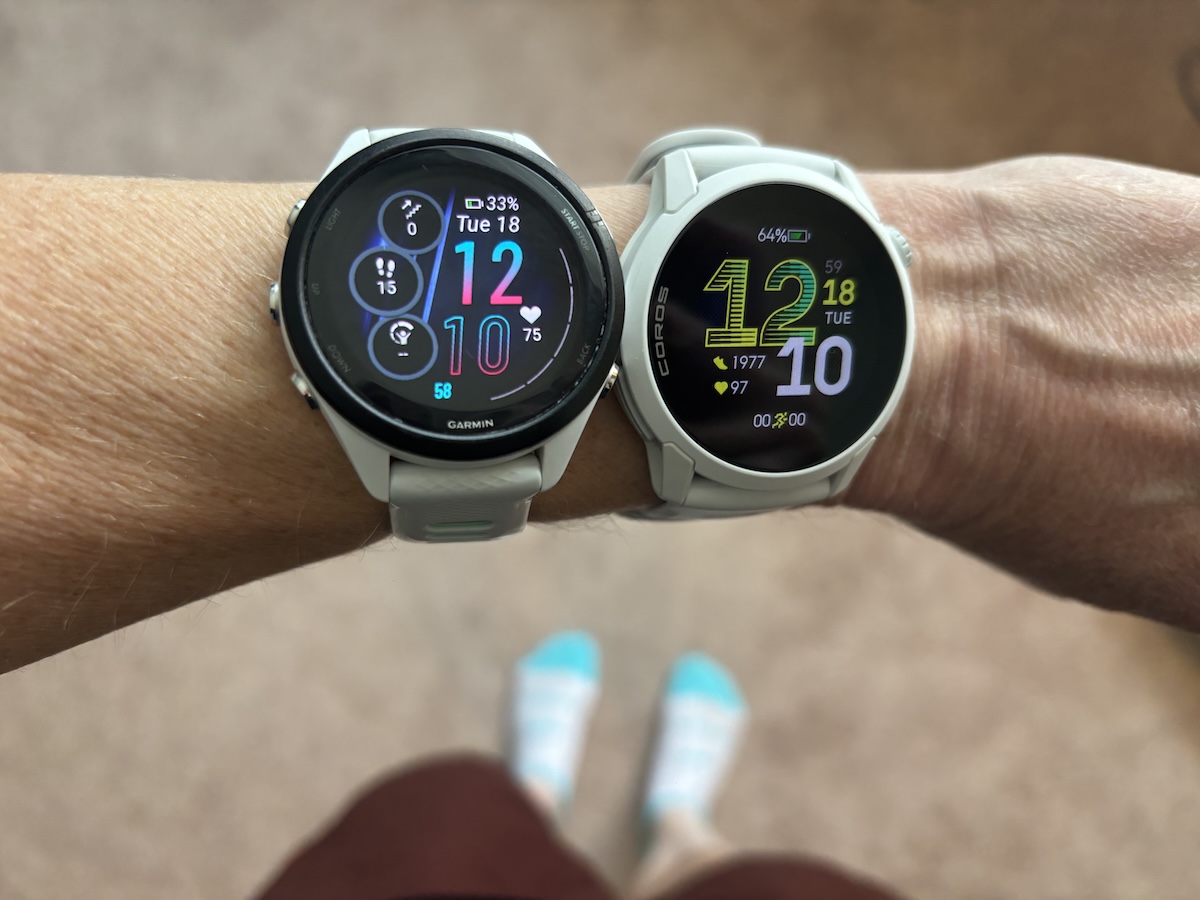 Coros Pace 4 v Garmin