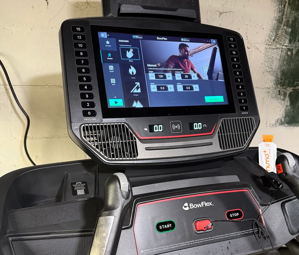 Bowflex T16 Screen