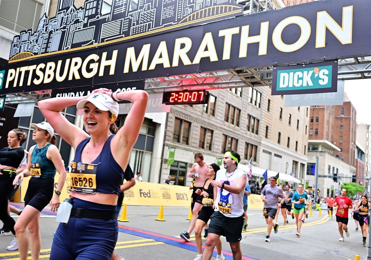 pittsburgh marathon finish