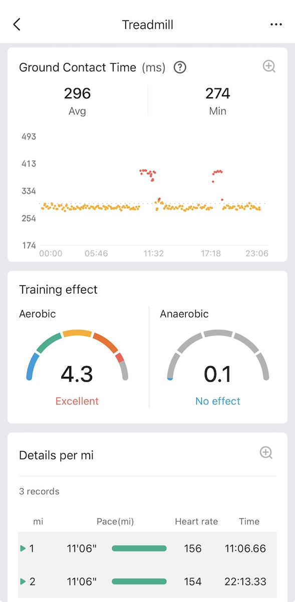 Amazfit Active 3 Premium App Activity