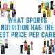 What Sports Nutrition Has the Best Price per Carb?