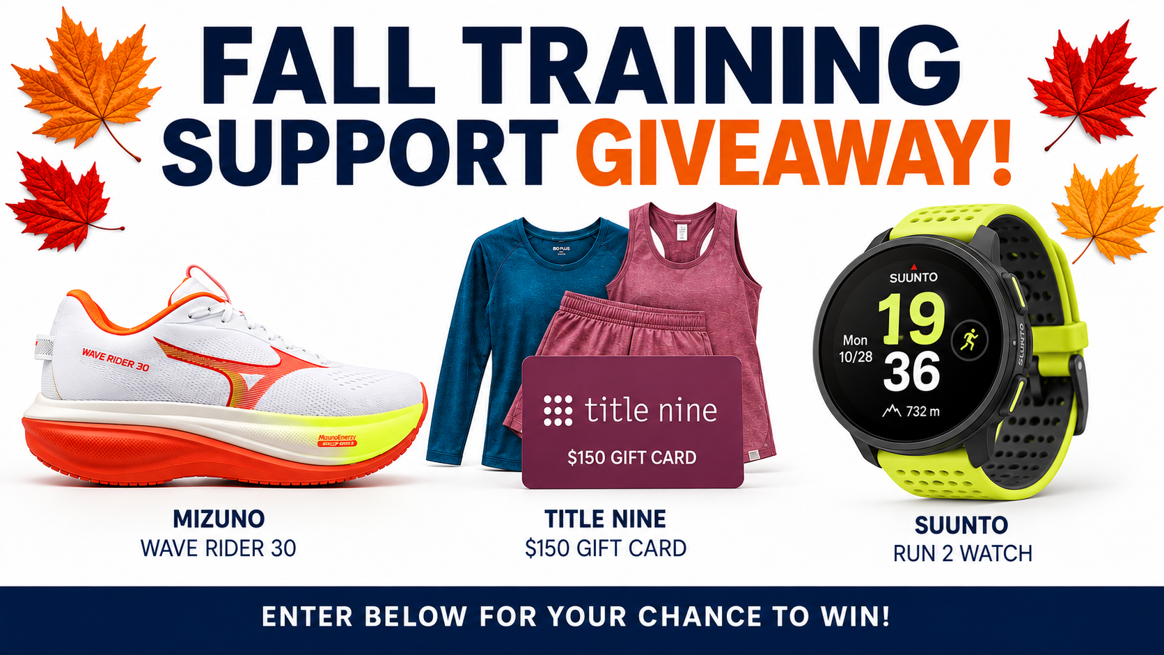Fall Training Giveaway 2